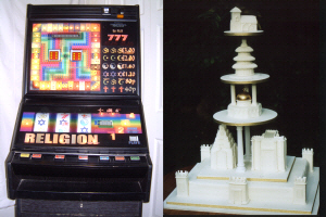 Interreligious Gambling Machine 2003 and Interreligious Wedding Cake 2003