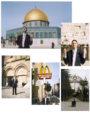 Business Messiah praying for case in Jerusalem 2005-6