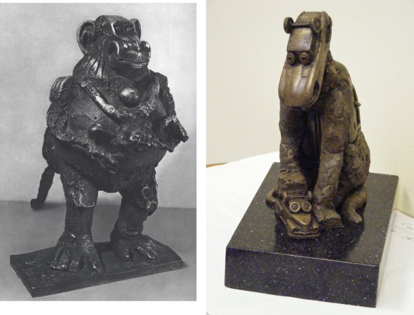 1951 Baboon and Young - Jaguar and Prey 2018
